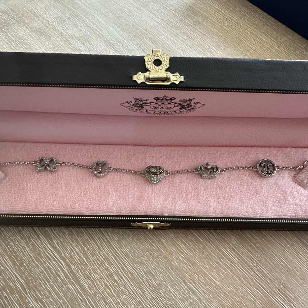 Juicy couture rhinestone bracelet